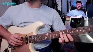 Thumbnail: A to D Major Chord Progression | CAGED System, Triads & Guitar Fills