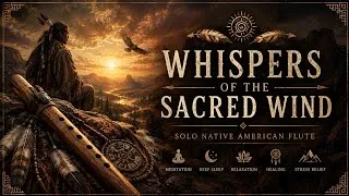 Thumbnail: 🪶 Whispers of the Sacred Wind | Solo Native American Flute for Deep Sleep, Meditation & Relaxation
