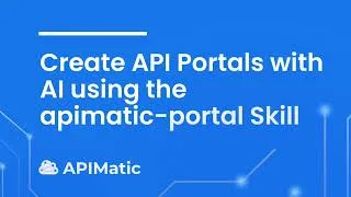 Thumbnail: Go from OpenAPI spec to a production ready API Portal with Claude Code