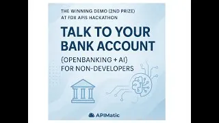 Thumbnail: Talk to my Bank Account. {OpenBanking + AI} for Non-Developers