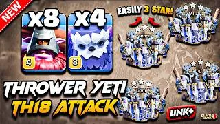 Thumbnail: TH18 THROWER Attack With YETI Clash of Clans | Best TH18 Attack Strategy YETI & THROWER Town Hall 18