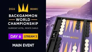 Thumbnail: Main Event - Round of 256 | Nevzat Dogan vs. Frédéric Andrieu | Backgammon World Championship 2026