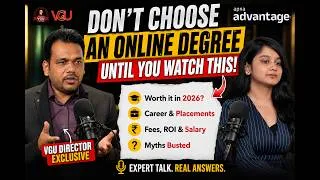 Thumbnail: The Truth About Online Degrees | VGU Director on VGU × Apna Advantage