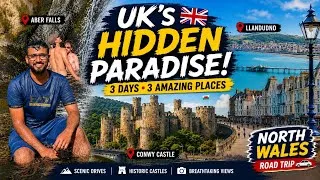 Thumbnail: 3 Days in North Wales 🇬🇧 | Aber Falls, Conwy Castle & Llandudno | The Perfect UK Road Trip