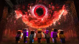 Thumbnail: Trapping Youtubers in an Eldritch Forest in Minecraft