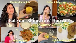 Thumbnail: Eat your Skincare & Haircare 🥒🍉 | Nutritious & Healthy Diet! 