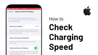 Thumbnail: How to Check iPhone 8 Plus Charging Speed