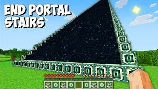 Thumbnail: I found THE LONGEST END PORTAL STAIRS in Minecraft! This is THE BIGGEST SECRET STAIRS PORTAL!