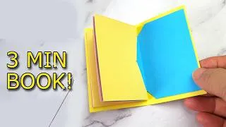 Thumbnail: How to make a tiny book in 3 minutes!