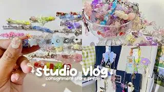 Thumbnail: small business vlog 🌸 packing stickers & keychains for a retail store, productive artist life
