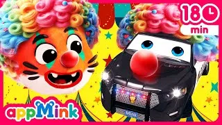 Thumbnail: 🚓🍌💥 Police Car's Banana Peel! 🚗😂🎬 Funny car videos! 🏎️🤣🍿 #appmink #nurseryrhymes #kidssong