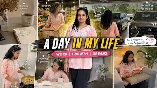 Thumbnail: Day in my life vlog | a realistic day | Car Shopping & sector 32 market GGN travel