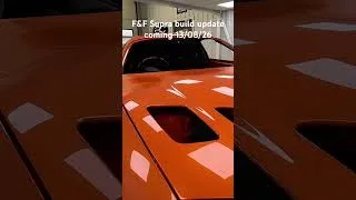 Thumbnail: Full F&F Supra build update video drop on 13/08/2026. Keep up to date on our youtube account.