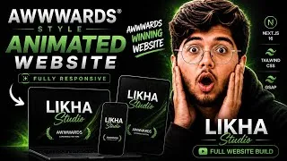 Thumbnail: I Built a Next-Level Awwwards-Style Website | Next.js & GSAP