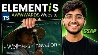 Thumbnail: I Built a Fully Responsive Animated Awwwards-Winning Website | Next.js 16, TypeScript & GSAP