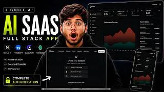 Thumbnail: Build a Full Stack AI SaaS App with Authentication | Next.js 16, TypeScript, Clerk & MongoDB