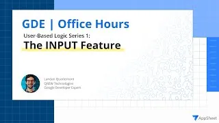 Thumbnail: User Based Logic: The INPUT Feature