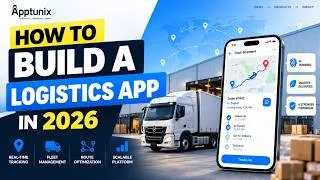 Thumbnail: How to Build a Logistics App in 2026 | How to Create a Logistics Platform in 2026
