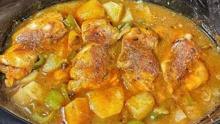 Thumbnail: The BEST Slow Cooker Smothered Chicken & Potatoes Recipe | Easy Budget Friendly Recipe