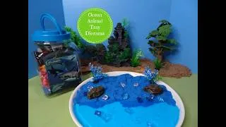 Thumbnail: Ocean Animal Small World Tray Diorama