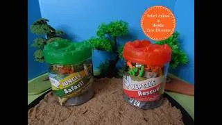 Thumbnail: Safari Animals & Reptiles Tray Diorama