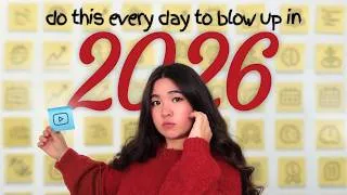 Thumbnail: To get 100K subscribers in 2026, start these 7 tiny habits now