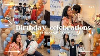 Thumbnail: Birthday Celebrations of Arjun(7) and Ashrith (4) ft Apsarah Achar, Mountain house CA