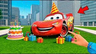 Thumbnail: LIGHTNING MCQUEEN CELEBRATES BIRTHDAY WITH FRIENDS! (Garry's Mod)