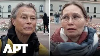 Thumbnail: ‘Warm and Dear’: Norwegians Gather Outside Royal Palace for King Harald’s Final Farewell | APT