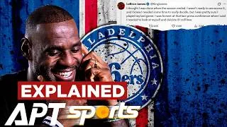 Thumbnail: LeBron James Signs with 76ers, Says He Has "More to Give" in Final NBA Journey | APT Sports