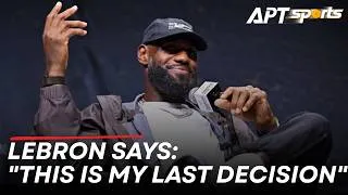 Thumbnail: LeBron James Joins 76ers for Final NBA Chapter, Says 'I'm Not Going for Money' | APT Sports