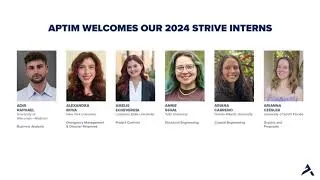 Thumbnail: APTIM Welcomes Our 2024 STRIVE Interns