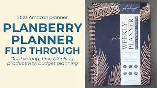 Thumbnail: Planberry Planner Flip Through 2023 - Amazon Planner