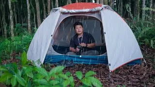 Thumbnail: Camping in the Rain | Solo Adventure in the Quiet Forest