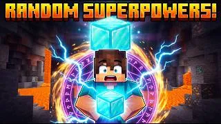 Thumbnail: 🎮 Minecraft But Every Diamond Gives Me a RANDOM SUPERPOWER! 💎⚡