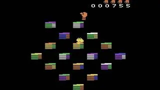 Thumbnail: Q*Bert's Qubes Atari 2600 Review
