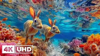 Thumbnail: Stunning Aquarium 4K HDR 🐠 Journey Through Colorful Tropical Fish & Crystal Clear Coral Gardens