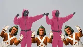 Thumbnail: Pink Guards from Squid Game Dance to the Oompa Loompa Song