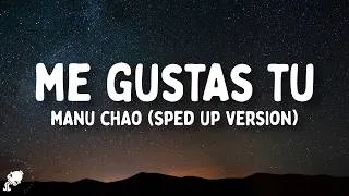 Thumbnail: Manu Chao - Me Gustas Tu (Sped Up) (Letra/Lyrics)