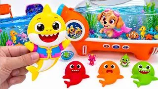 Thumbnail: ASMR Satisfying Unboxing Cute Shark Ocean Aquarium Tank Robo Alive Toys🦈🌈Aqua Toys ASMR