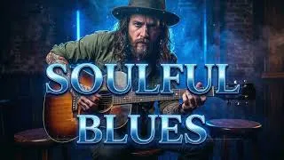 Thumbnail: Smooth Blues Guitar Instrumental 🎶 Deep Sleep Vibes – Inspired by David Gilmour & Mark Knopfler