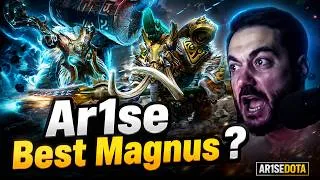 Thumbnail: 1000 IQ Magnus, SF & Earthshaker Plays by Ar1se! 🧠🌪️ Big Plays Dota 2 Highlights !!