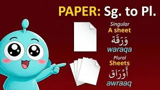 Thumbnail: Say 'Sheet of paper' in Arabic | Singular & Plural