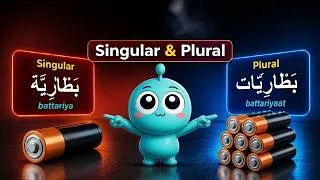 Thumbnail: Say 'Battery' in Arabic | Singular & Plural
