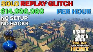 Thumbnail: 2026 UPDATE! 💸 Cayo Perico Heist SOLO Replay Glitch – $15M/Hour Method | GTA Online Guide #gtaonline