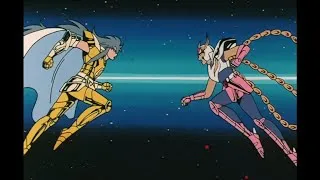 Thumbnail: Saint Seiya - Ikki Phoenix vs Gemini no Saga - Galaxian Explosion version ~ Araki Cut ~ Jap/ENG SUB