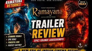 Thumbnail: Ramayana Movie Trailer Review| Ranbir Kapoor की फिल्म का Trailer देखकर क्या है कहना ?