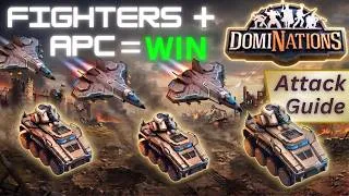 Thumbnail: INSANE APC & Fighter Attack Strategy! (Full Guide) - DomiNations