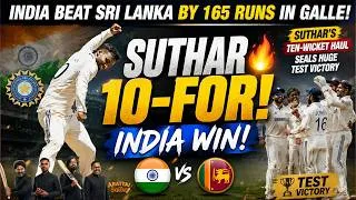 Thumbnail: India Beat Sri Lanka by 165 Runs in Galle! Suthar’s Ten Wicket Haul Seals Huge Test Victory