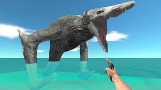 Thumbnail: Skullcrawler Escape Challenge on the Flying Tower - Dinosaur Simulated